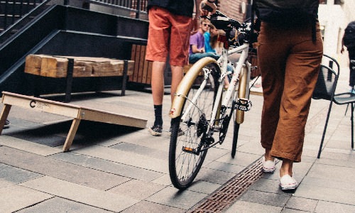 Walkscore image Biking in the city